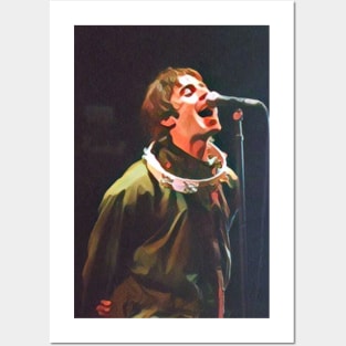 Liam Gallagher Stylized Posters and Art